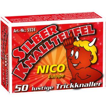 Silber Knallteufel - 50 Knallerbsen